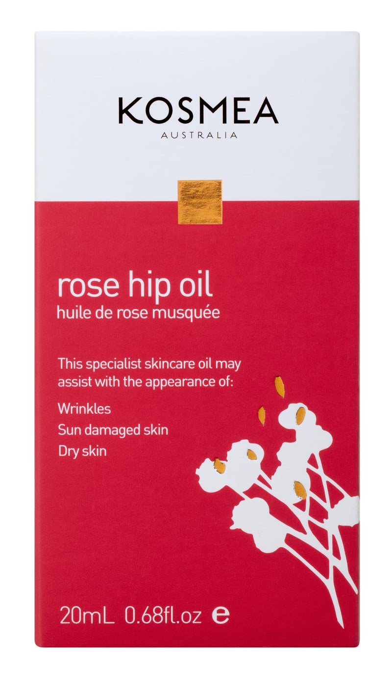 Kosmea Rosehip Oil - Anti-Aging Benefits for Face & Body - Premium Quality Super-critically Extracted Oil Using The Entire Fruit, Seed & Skin - 0.68 fl oz - Image 1